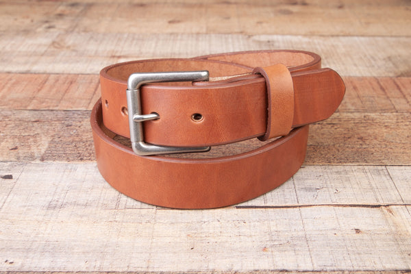 1.5" | Buck Brown Leather Belt